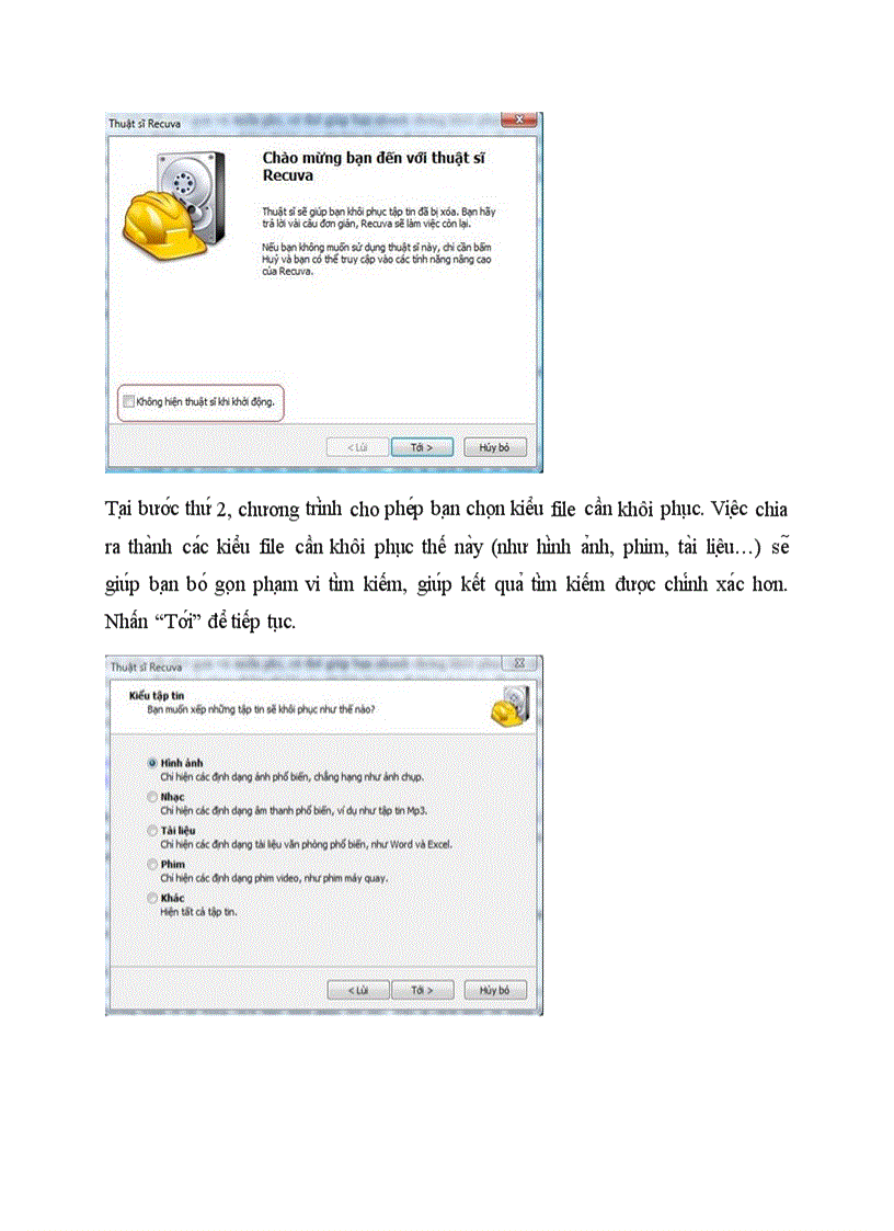 image for page Khôi phục dữ liệu bị mất trong ổ cứng thẻ nhớ usb