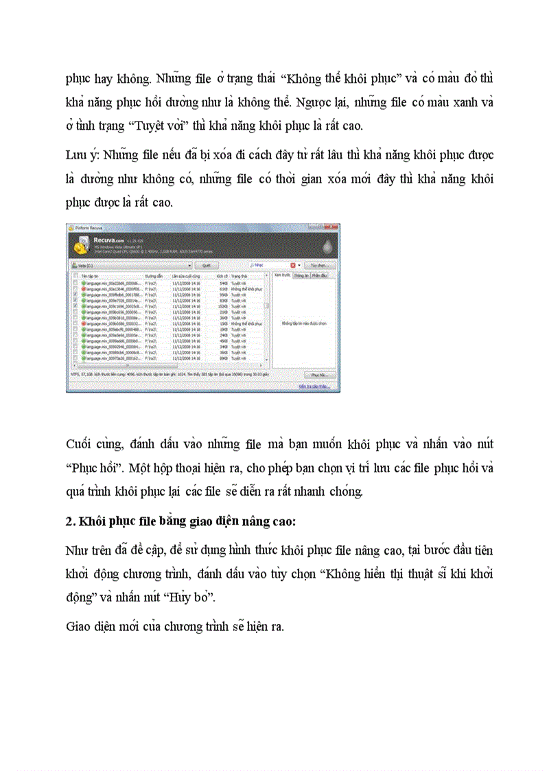 image for page Khôi phục dữ liệu bị mất trong ổ cứng thẻ nhớ usb