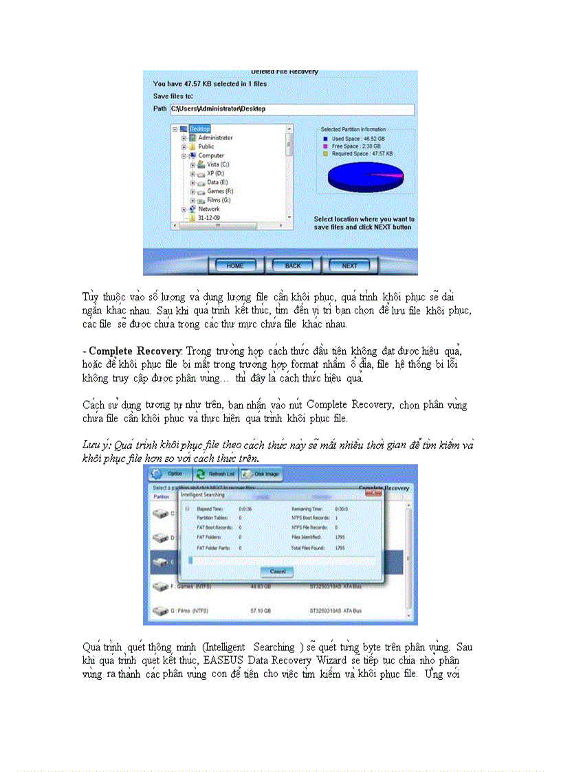 image for page Khôi phục dữ liệu bị xóa nhầm