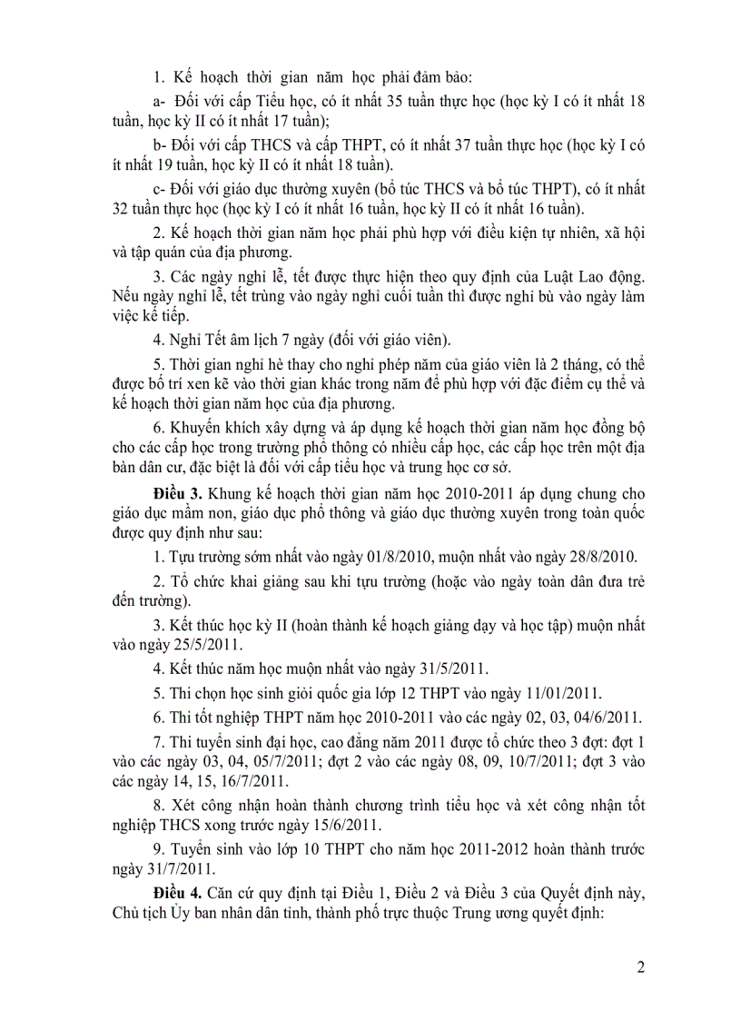 image for page Khung kế hoạch năm học 2010 2011 1
