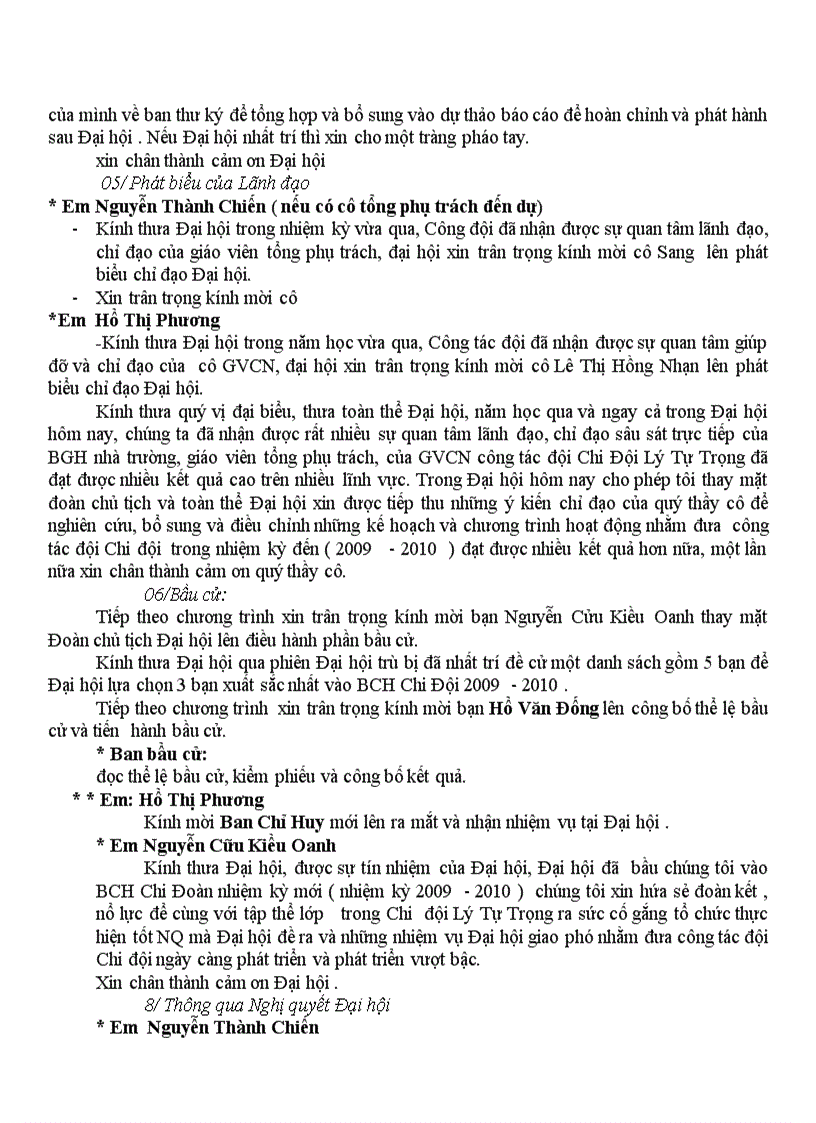 image for page Kịch Bản Đại Hội Chi Đội