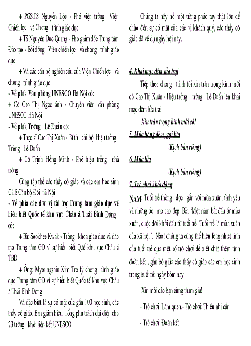 image for page Kịch bản đêm lửa trại