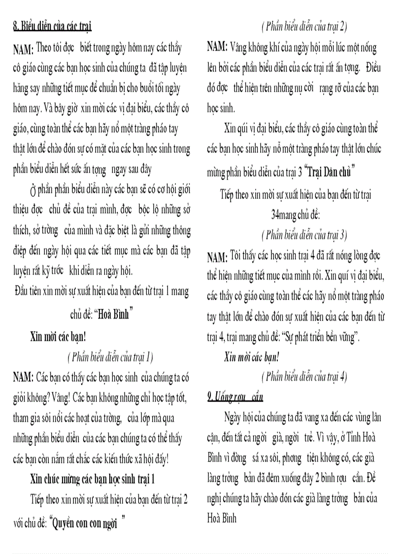 image for page Kịch bản đêm lửa trại