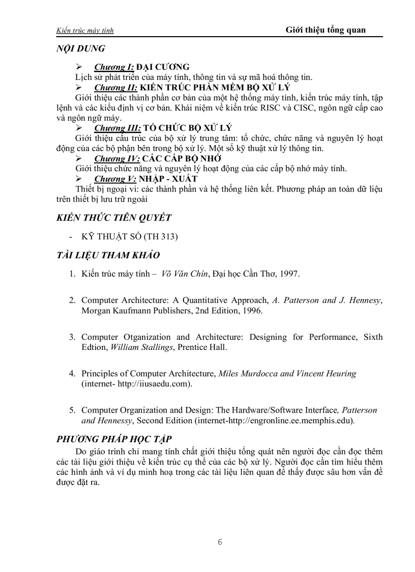 image for page Kiến trúc máy tính