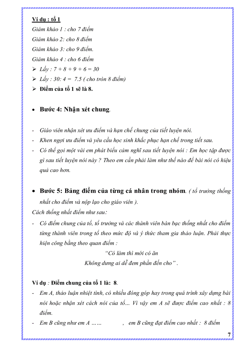 image for page Kinh nghiệm dạy tiết luyện nói