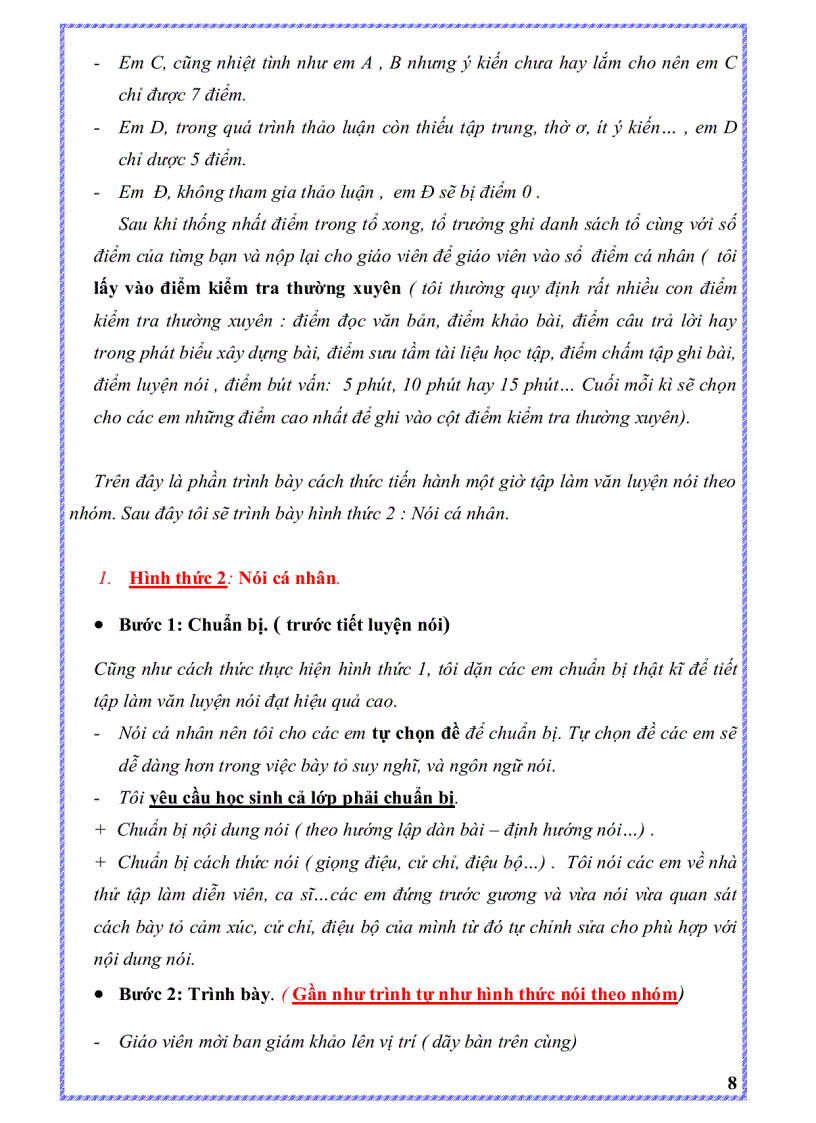 image for page Kinh nghiệm dạy tiết luyện nói