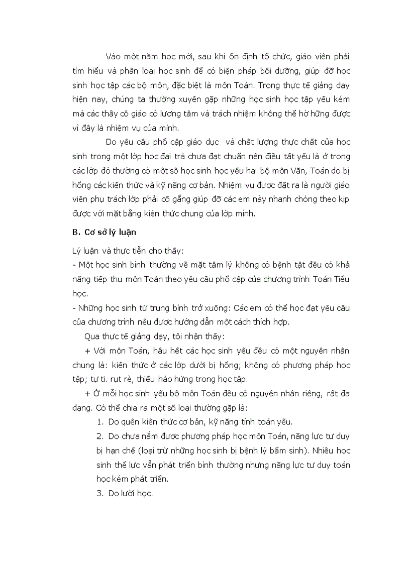 image for page Kinh nghiệm giúp đỡ học sinh học yếu môn Toán