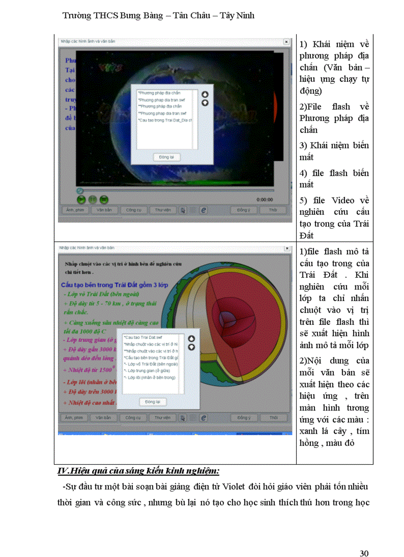 image for page Kinh nghiệm soạn giảng GAĐT bằng phần mềm Violet