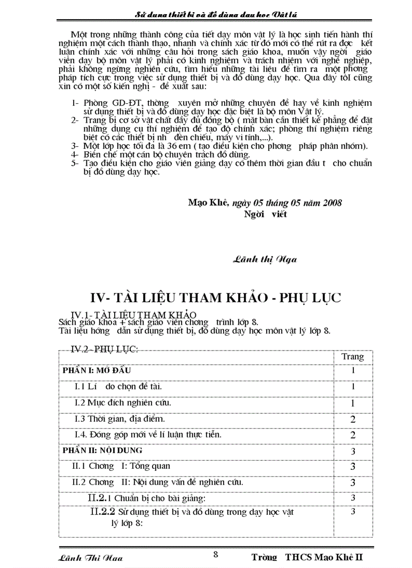 image for page Kinh nghiệm sử dụng thiết bị và đồ dùng dạy học Vật Lý