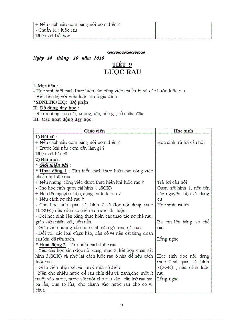 image for page Kỹ thuật lớp 5 chuẩn kiến thức 2010 2011