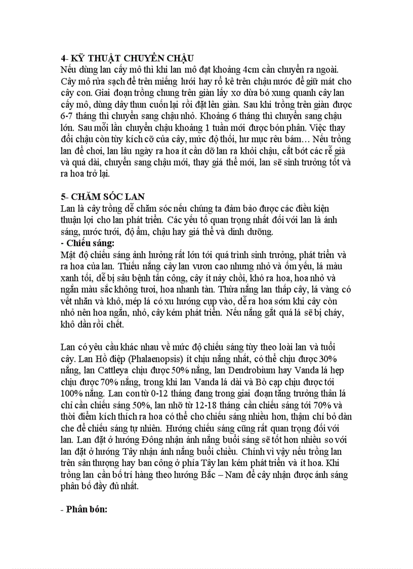 image for page Kỹ Thuật trồng Phong lan