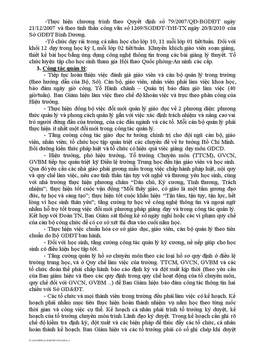 image for page Kế hoạch NH 2010 2011 1