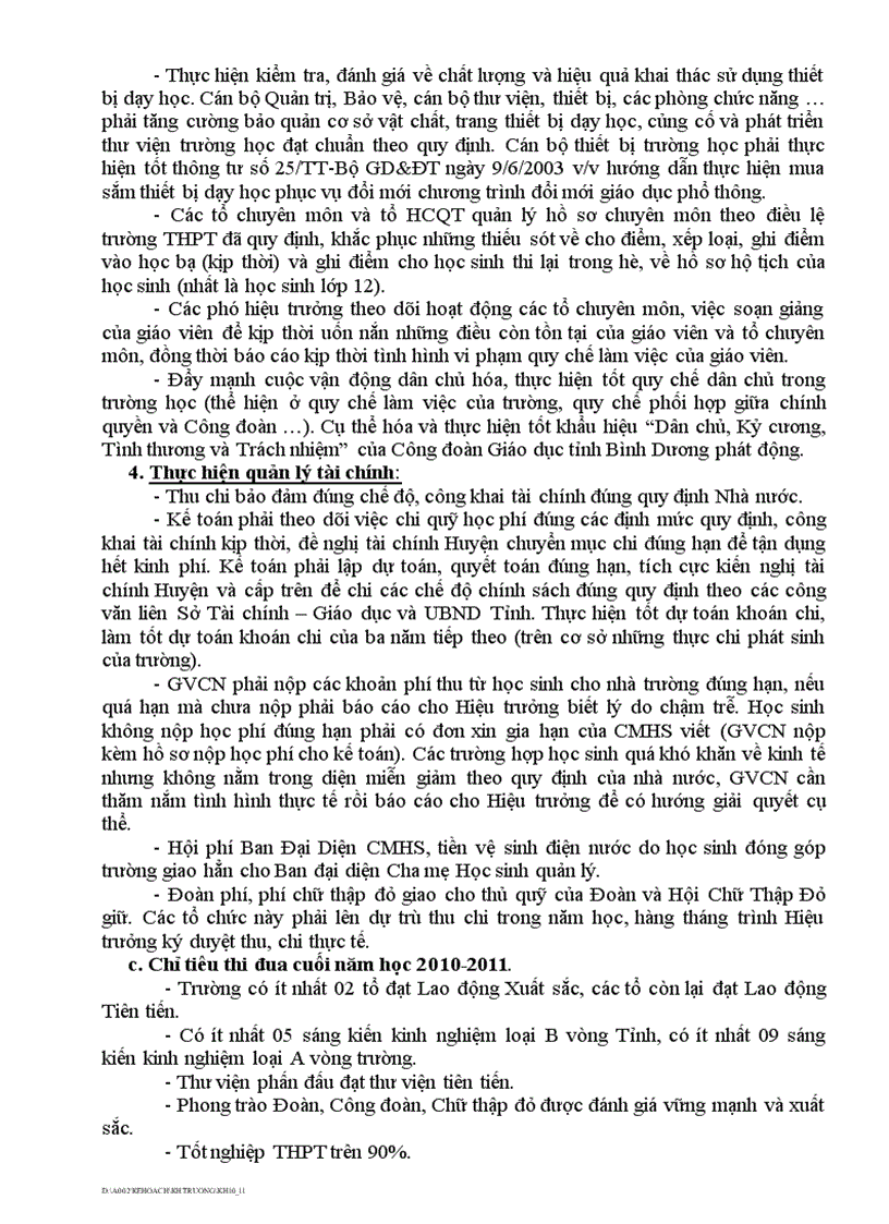 image for page Kế hoạch NH 2010 2011 1