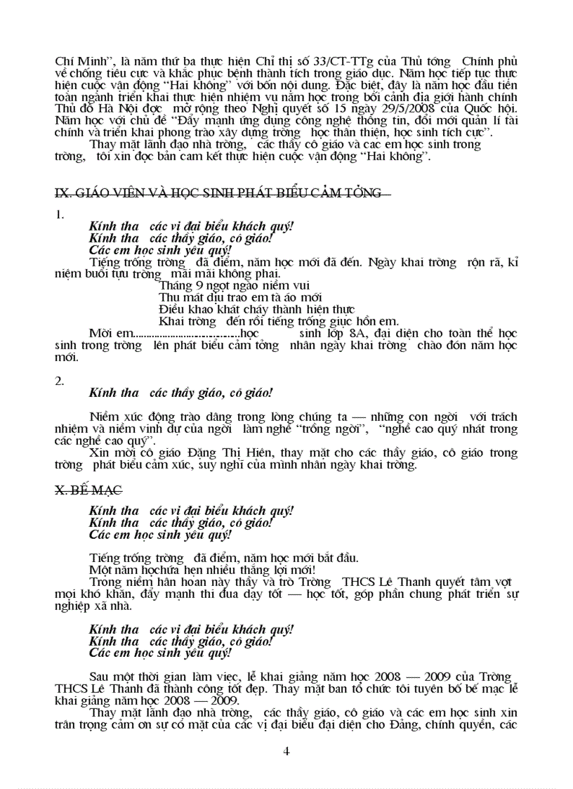 image for page Kịch bản Lễ khai giảng 1