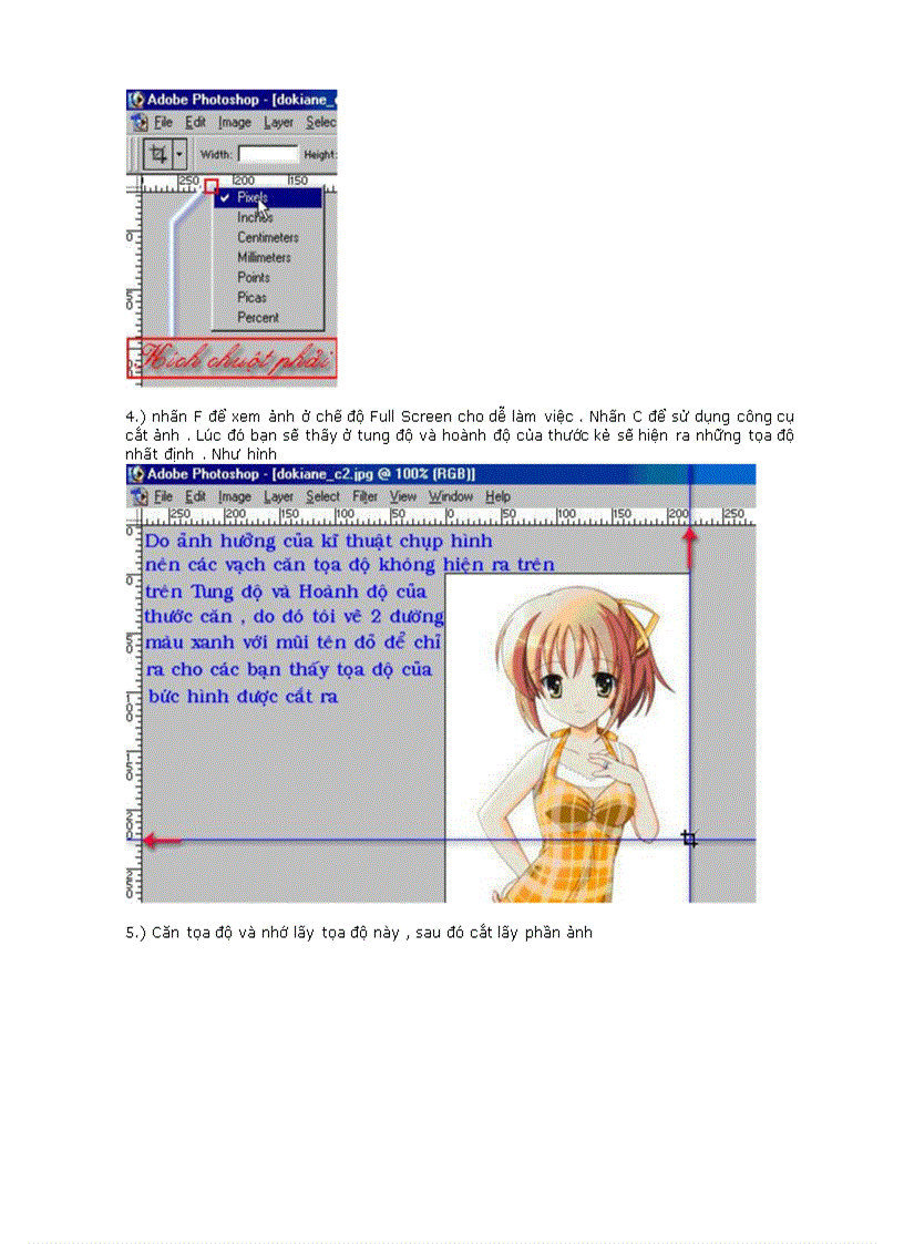 image for page Lam anh dong trong Image Ready