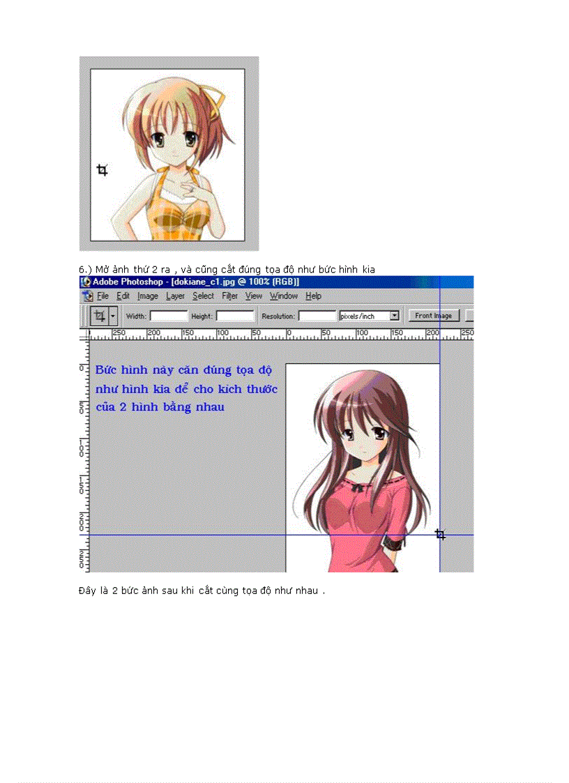 image for page Lam anh dong trong Image Ready