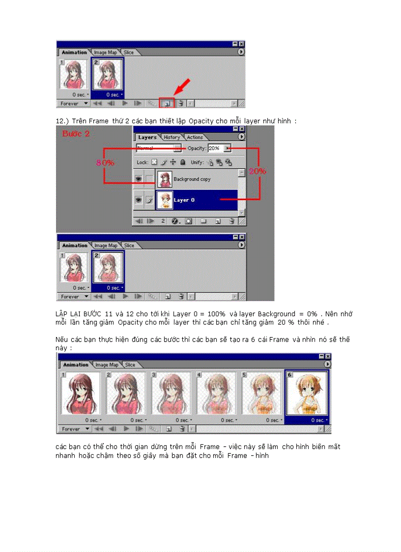 image for page Lam anh dong trong Image Ready