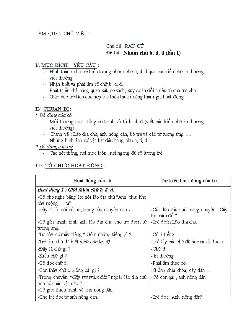 image for page Làm quen chữ viết B D Đ