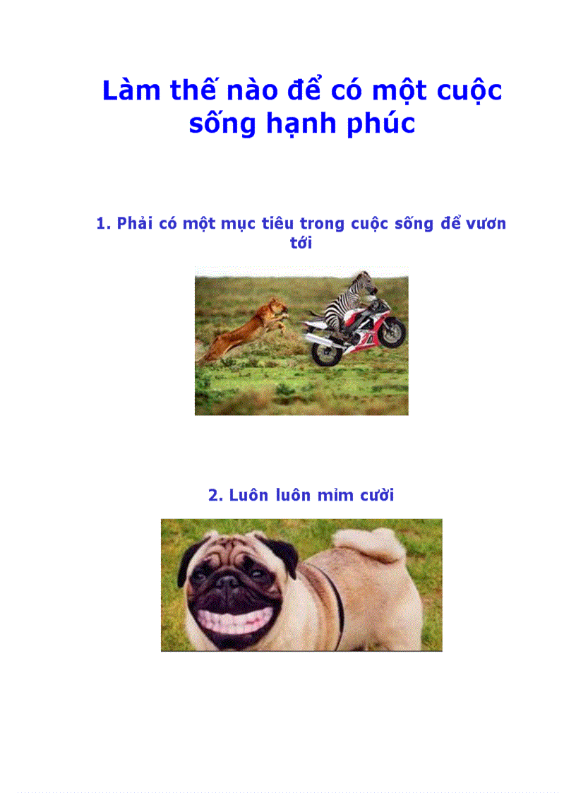 image for page Làm thế nào để có một cuộc sống hạnh phúc