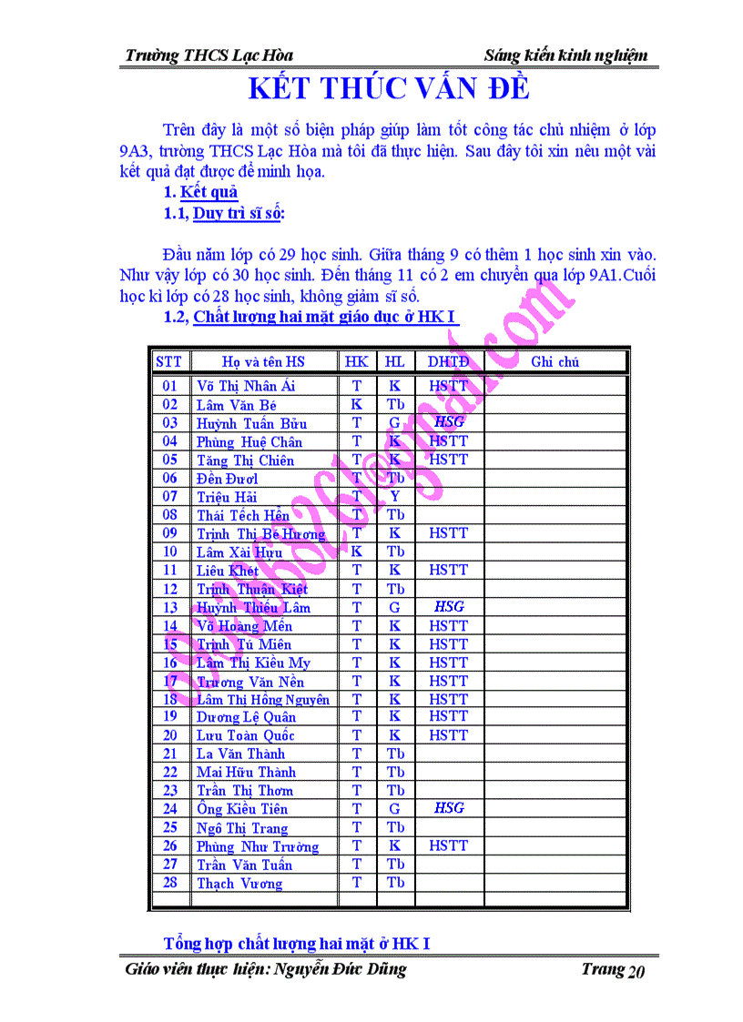 image for page Làm tốt chủ nhiệm