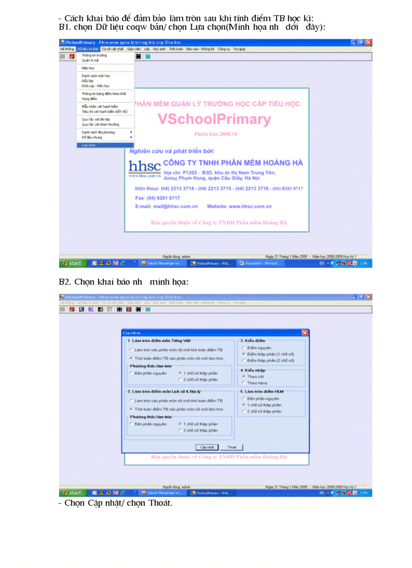 image for page Làm tròn điểm phần mềm