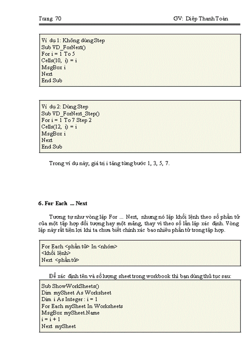 image for page Lap trinh vba