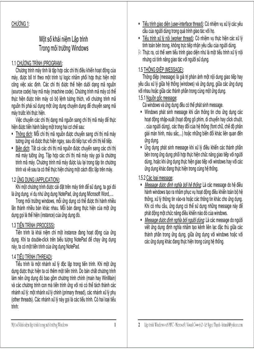 image for page Lập trình windows với MFC