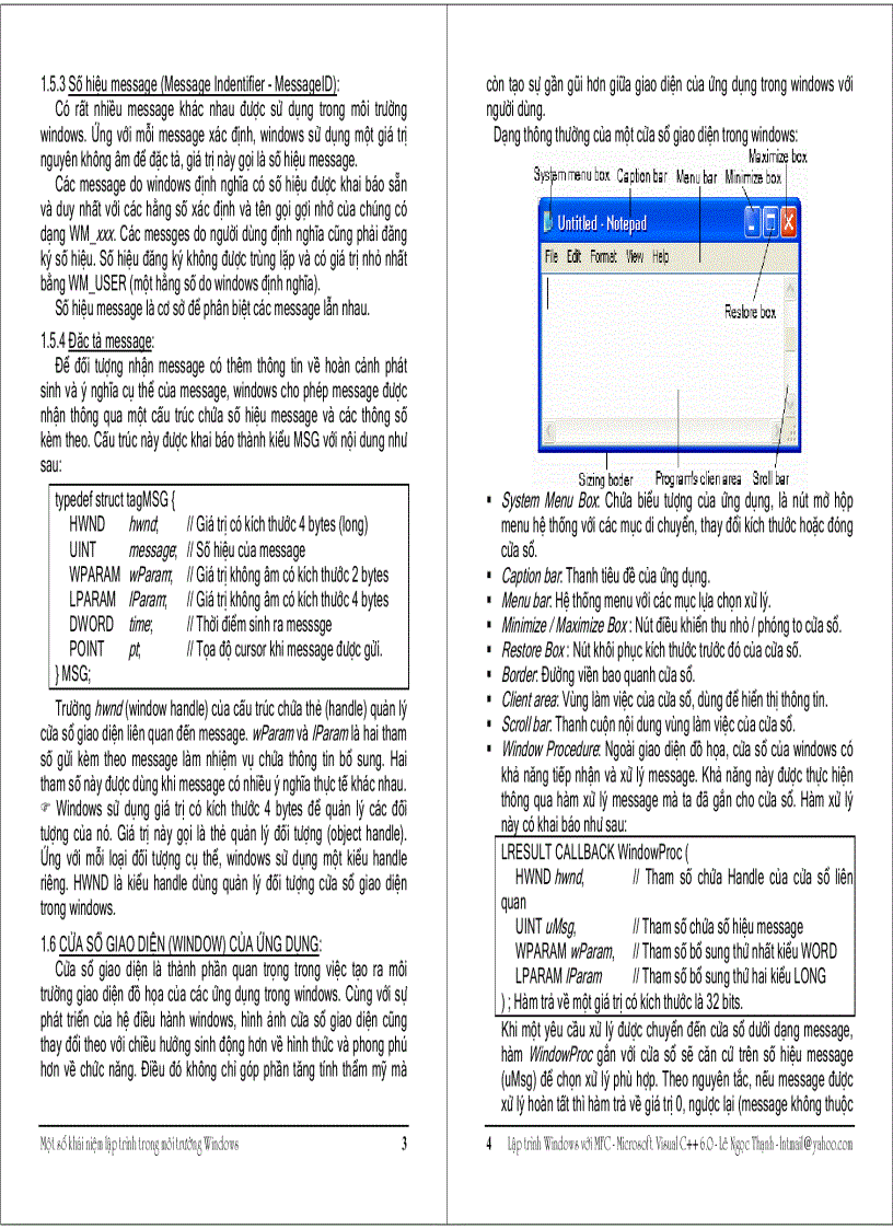 image for page Lập trình windows với MFC