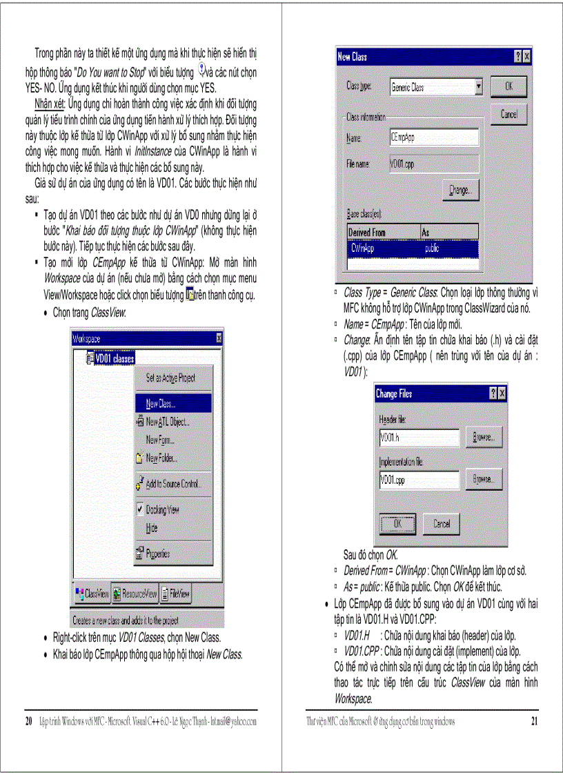 image for page Lập trình windows với MFC