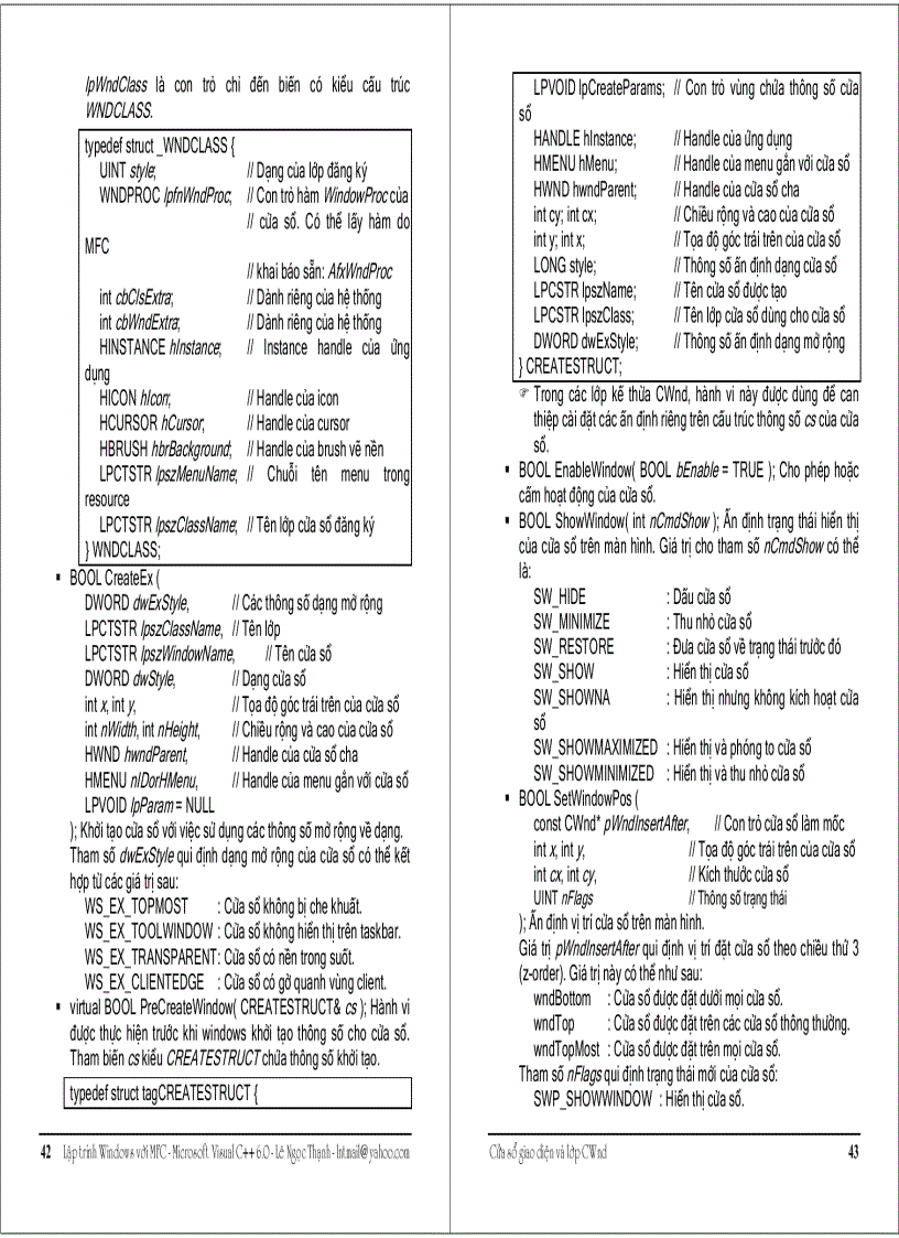 image for page Lập trình windows với MFC