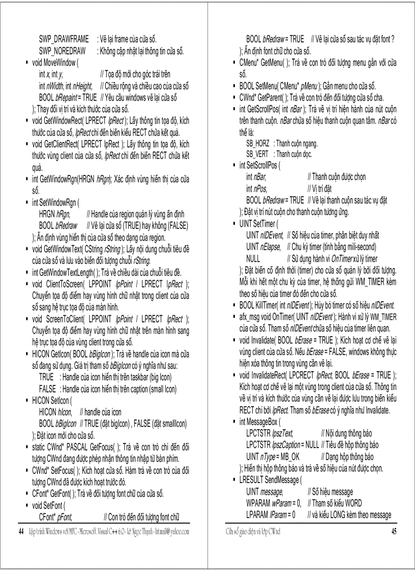 image for page Lập trình windows với MFC