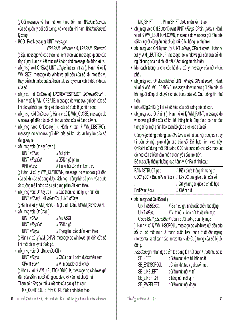 image for page Lập trình windows với MFC