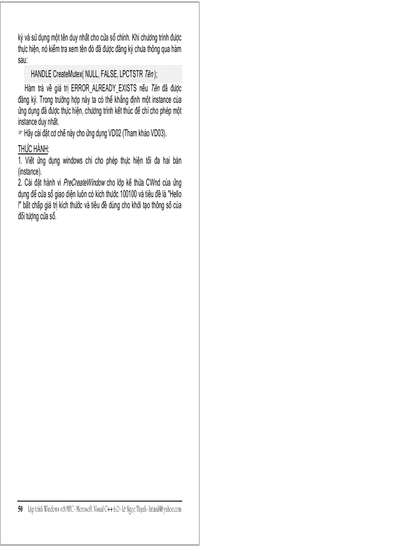 image for page Lập trình windows với MFC