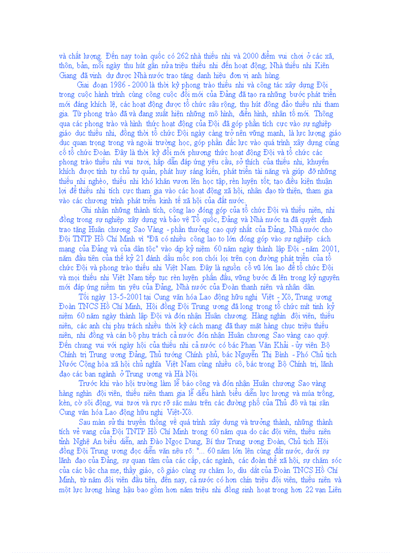 image for page Lịch sử Đội TNTPHCM