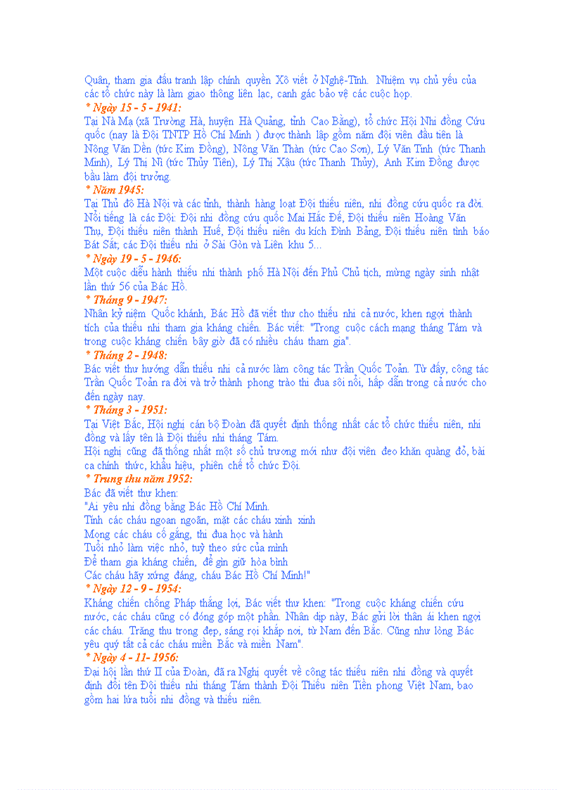 image for page Lịch sử Đội TNTPHCM