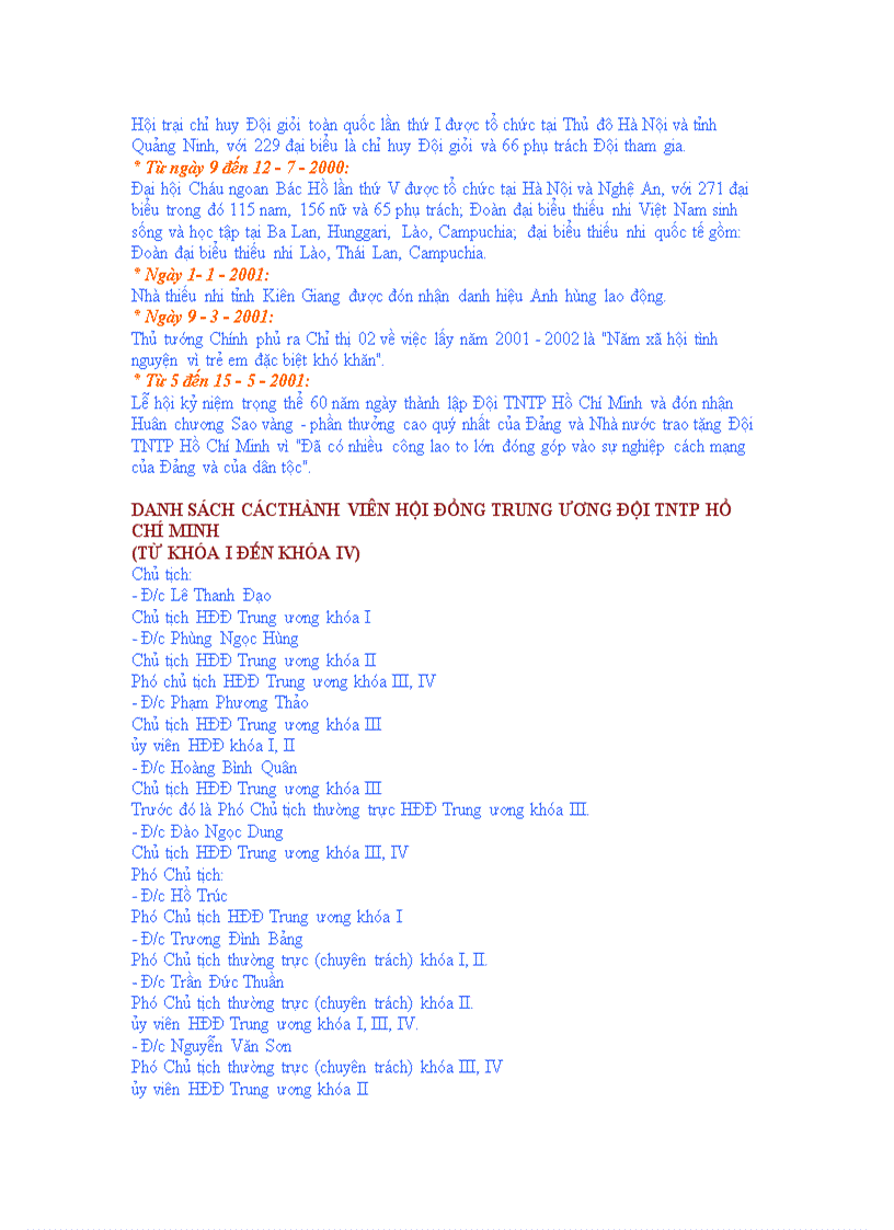 image for page Lịch sử Đội TNTPHCM