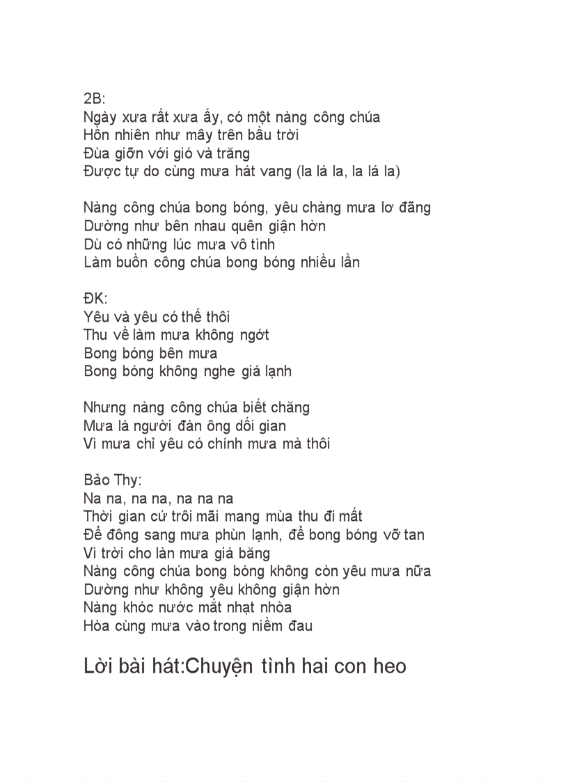 image for page Lời các bài hát