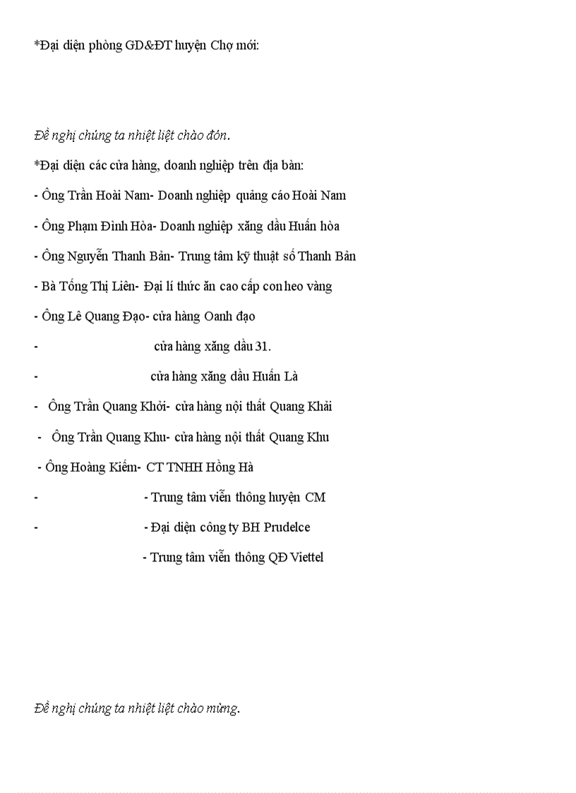 image for page Lời dẫn chương trình