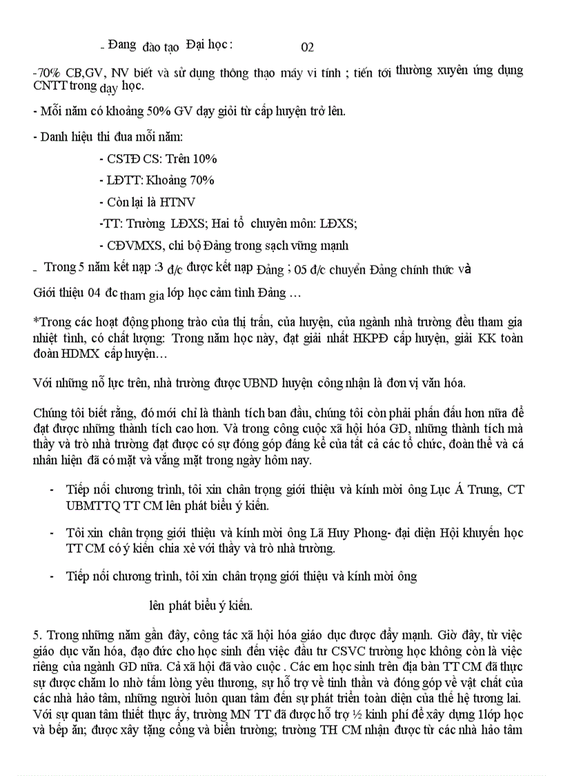 image for page Lời dẫn chương trình