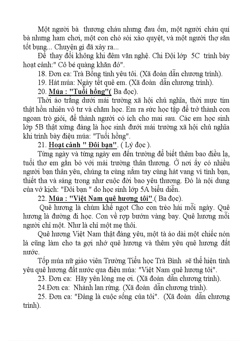 image for page Lời dẫn văn nghệ mừng Xuân