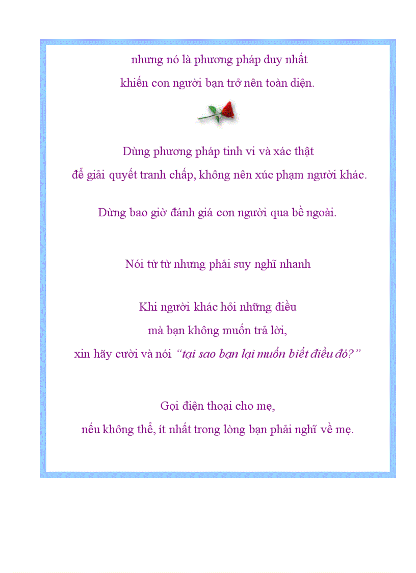 image for page Lời khuyên bổ ích cho bạn