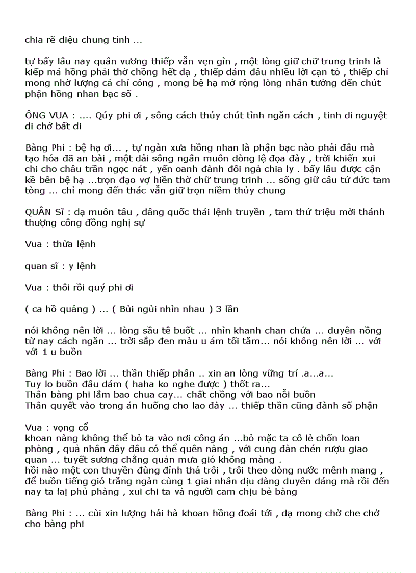 image for page Lời Trích đoạn Cải lương Rất hay và chính xác