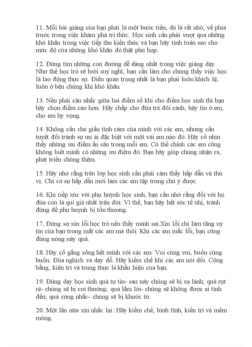 image for page Lời vàng cho người thầy