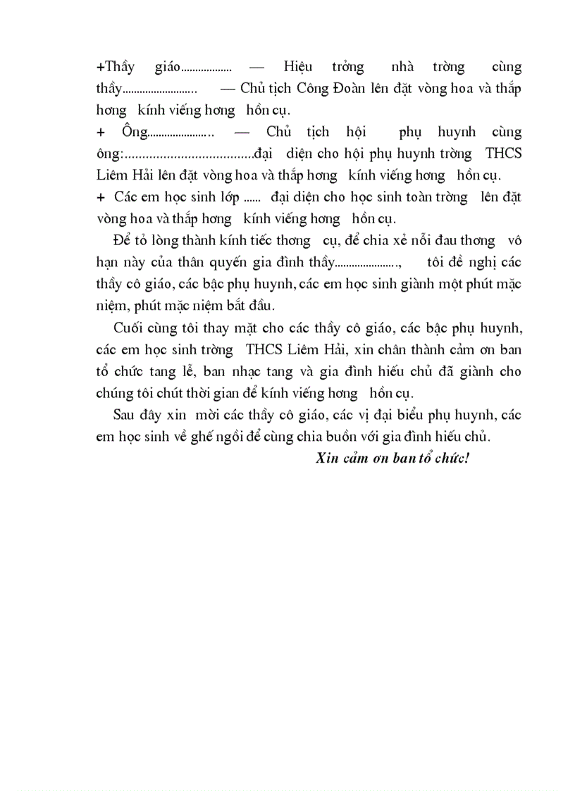 image for page Lời viếng của cơ quan khi đồng ngiệp có việc hiếu