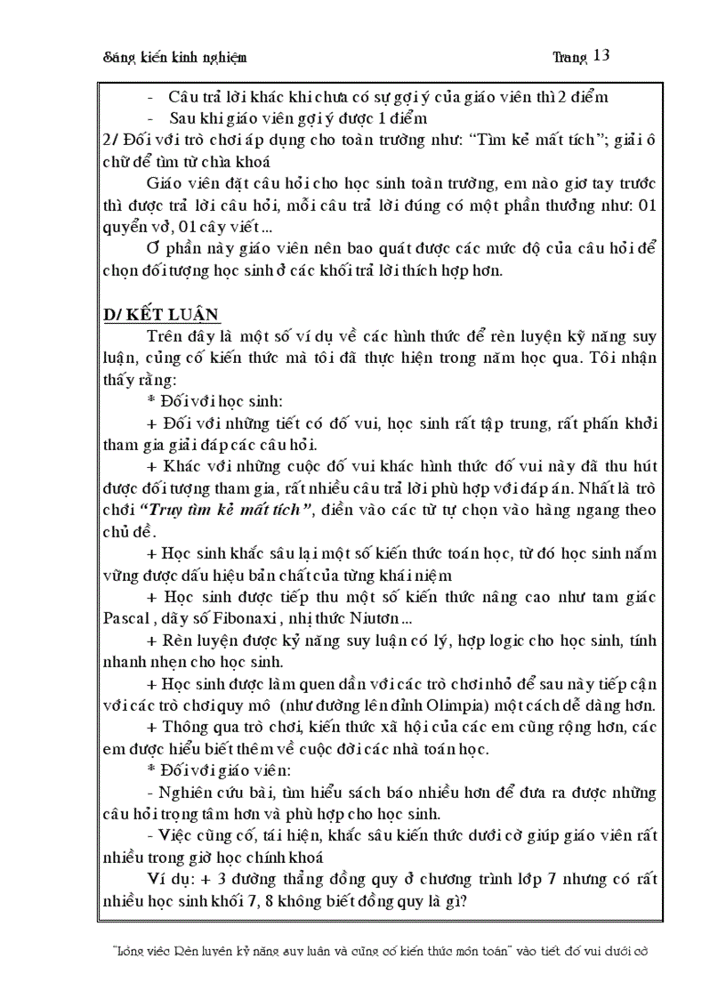 image for page Lồng kiến thức toán trong đố vui dưới cờ