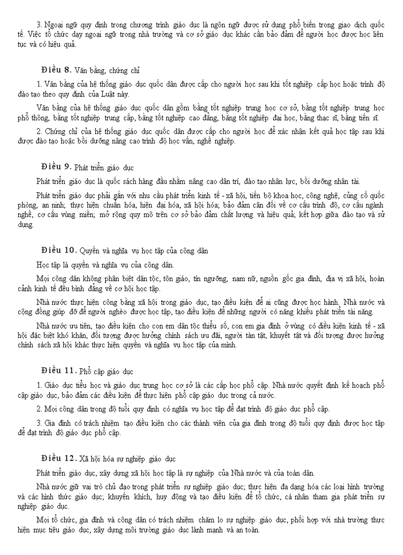 image for page Luat giáo dục 2005