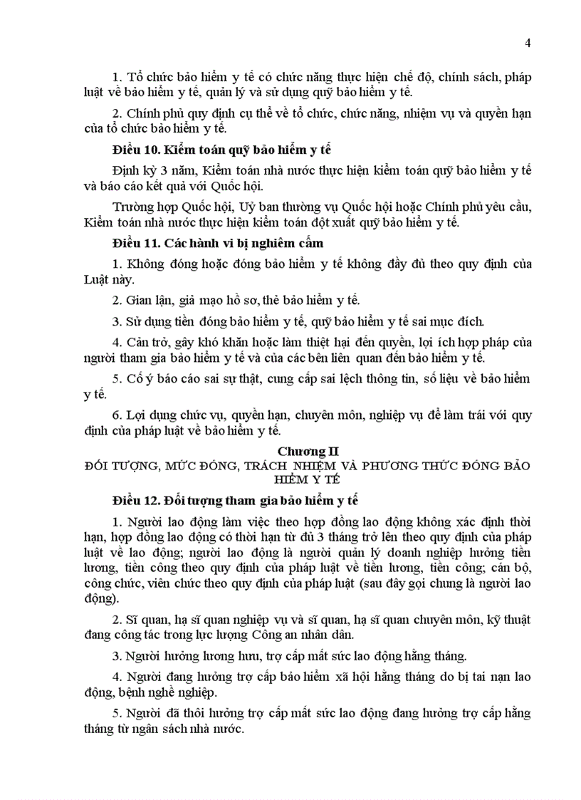 image for page Luật bảo hiểm y tế