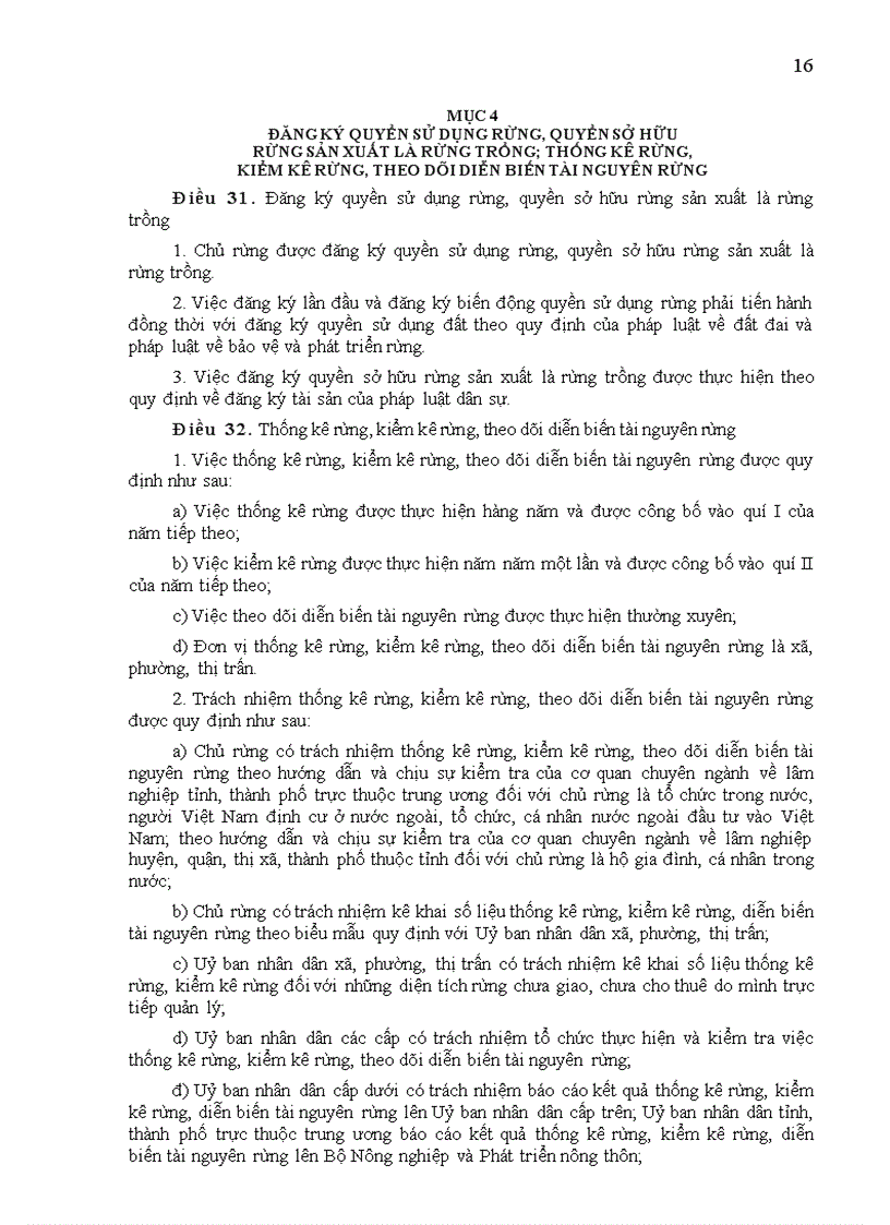 image for page Luật Bảo vệ rừng