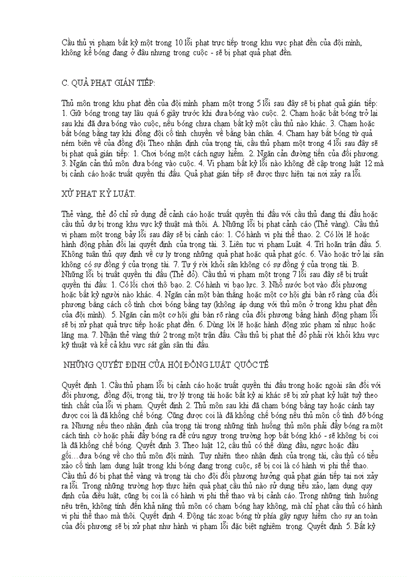 image for page Luat bong da 11 nguoi