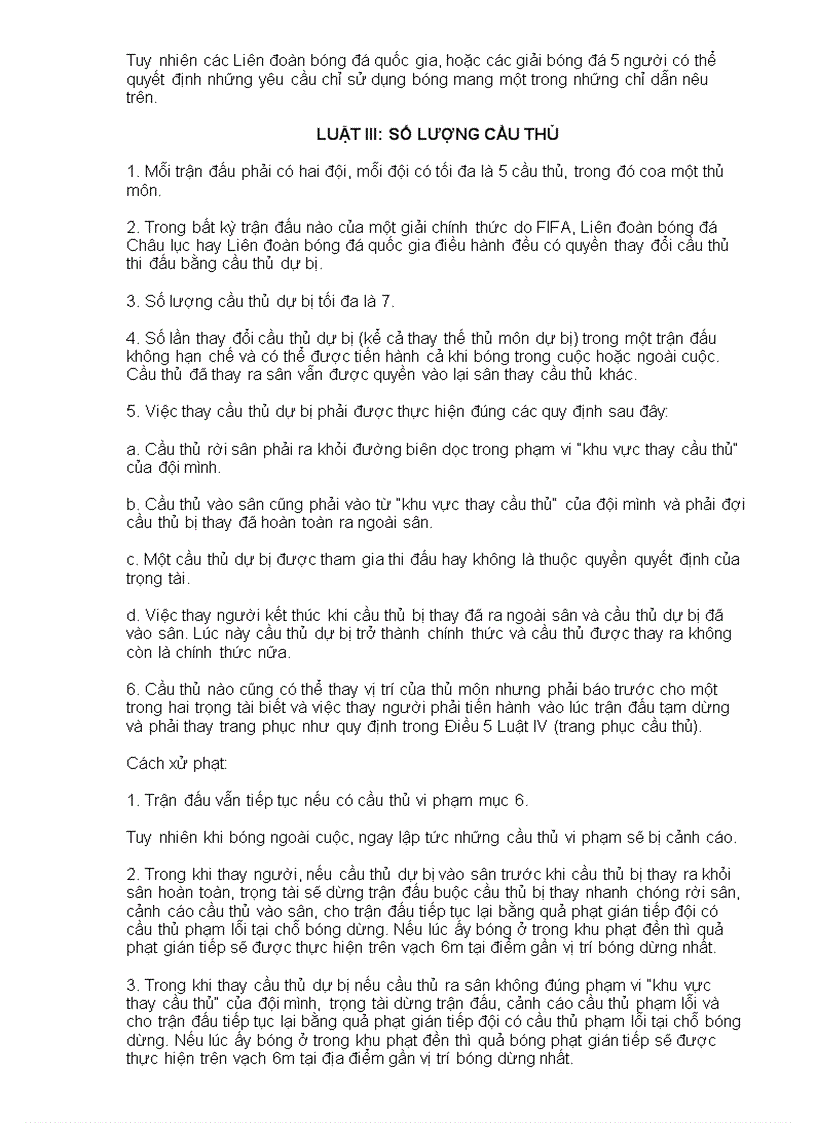 image for page Luat Bong da 5 nguoi